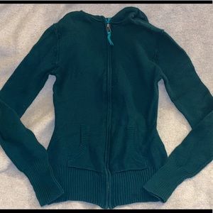 Nollie zip up hooded sweater